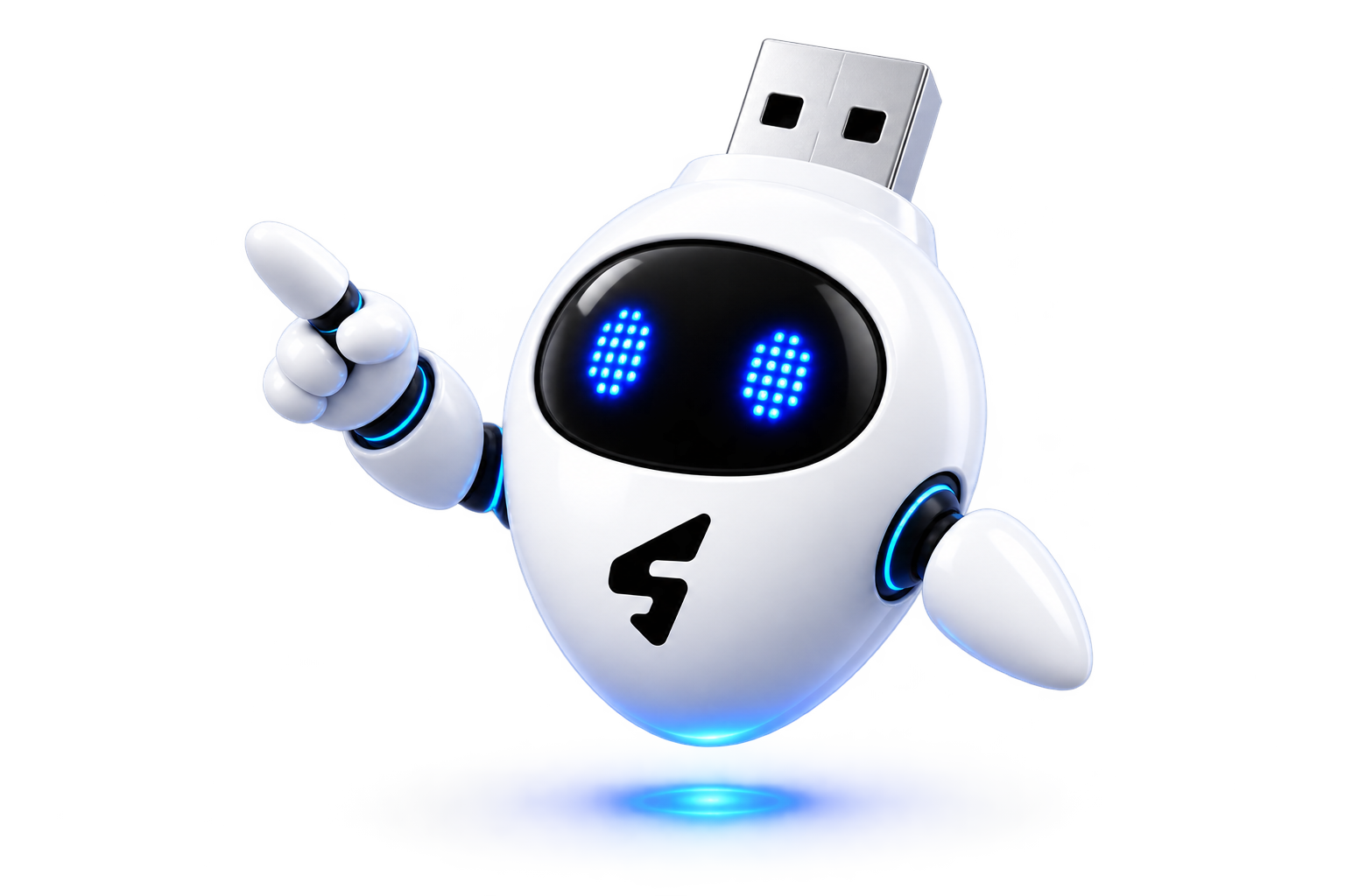 Stony the robot floating beside the pricing plans